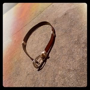 Red & Black Twister Fashion Belt